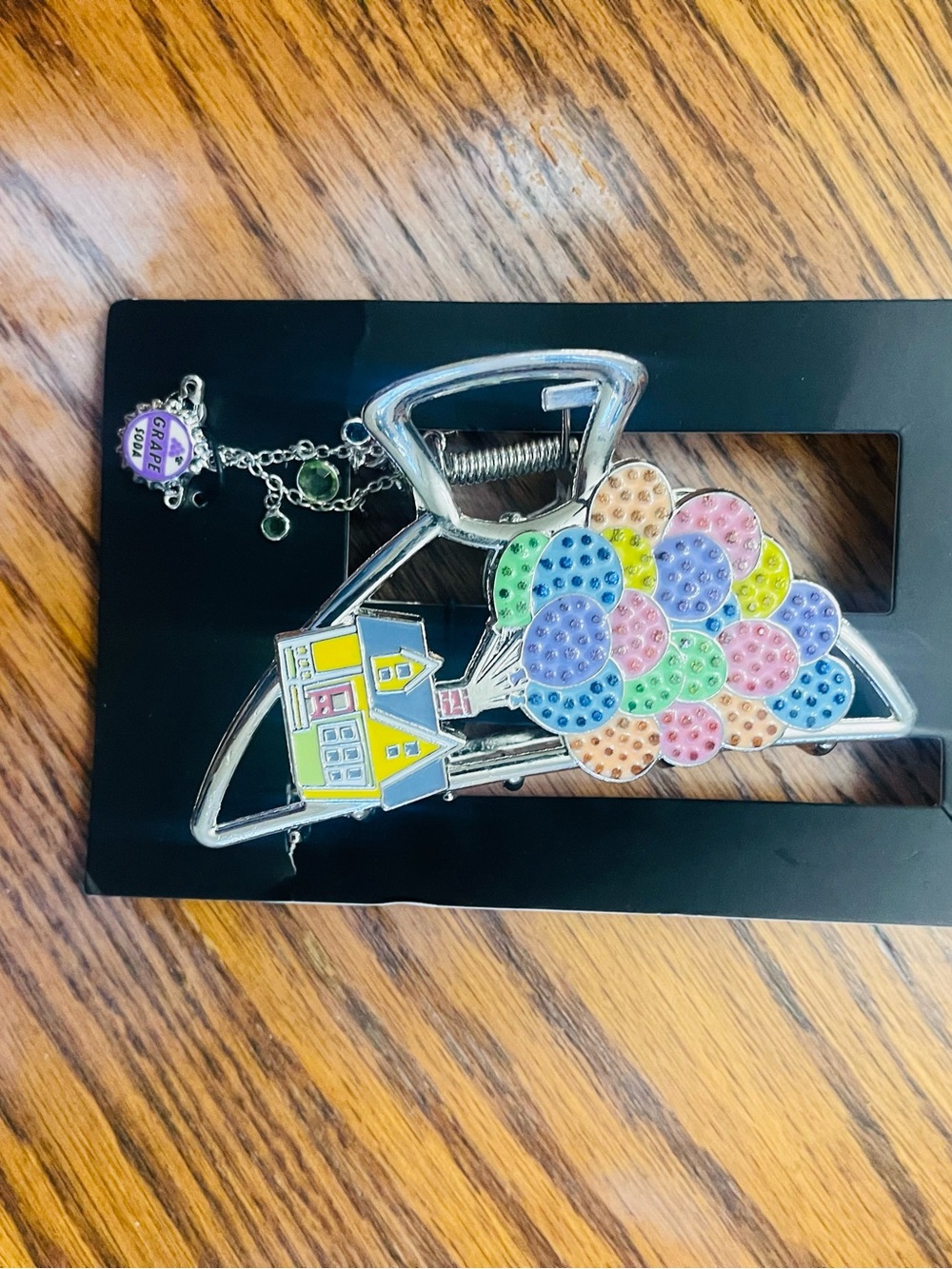 UP Colorful Balloon House Enamel Hair Clip - Picture 2 of 4